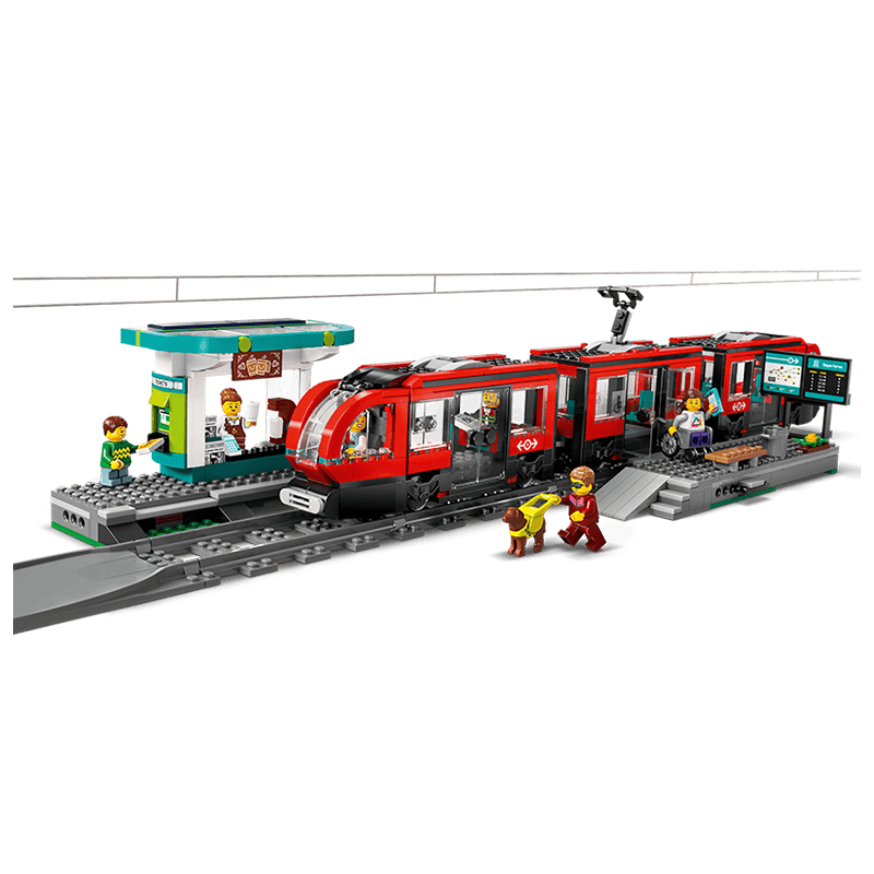 积木拼装城市系列60423 都市有轨电车j9国际创造无限可能：乐高（LEGO）